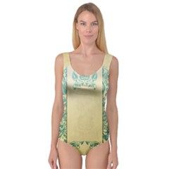 Art Nouveau Green Princess Tank Leotard  by NouveauDesign