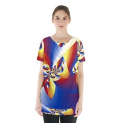 Mandelbrot Math Fractal Pattern Skirt Hem Sports Top by Nexatart