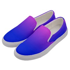 Abstract Bright Color Men s Canvas Slip Ons by Nexatart