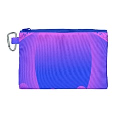 Abstract Bright Color Canvas Cosmetic Bag (large) by Nexatart