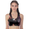 Crystals Background Design Luxury Sports Bra View1