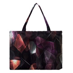 Crystals Background Design Luxury Medium Tote Bag by Nexatart