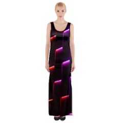 Mode Background Abstract Texture Maxi Thigh Split Dress by Nexatart