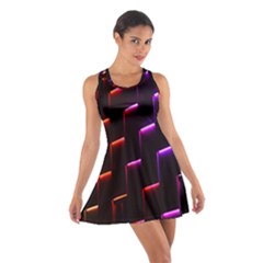 Mode Background Abstract Texture Cotton Racerback Dress by Nexatart