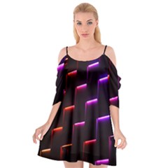 Mode Background Abstract Texture Cutout Spaghetti Strap Chiffon Dress by Nexatart