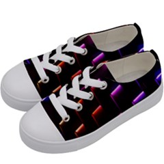 Mode Background Abstract Texture Kids  Low Top Canvas Sneakers by Nexatart