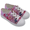 Nice Nature Flowers Plant Ornament Kids  Low Top Canvas Sneakers View3