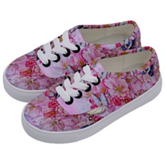 Nice Nature Flowers Plant Ornament Kids  Classic Low Top Sneakers by Nexatart