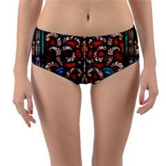 Decoration Art Pattern Ornate Reversible Mid-waist Bikini Bottoms by Nexatart