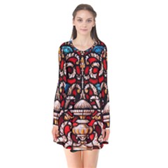 Decoration Art Pattern Ornate Flare Dress by Nexatart