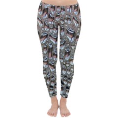 Droplets Pane Drops Of Water Classic Winter Leggings by Nexatart