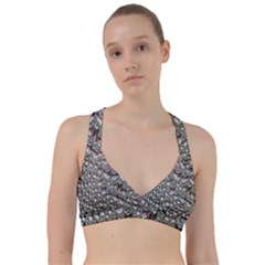 Droplets Pane Drops Of Water Sweetheart Sports Bra by Nexatart