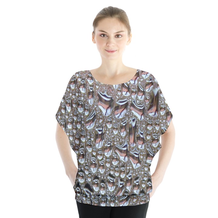 Droplets Pane Drops Of Water Blouse