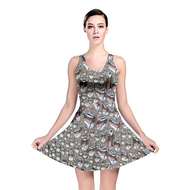 Droplets Pane Drops Of Water Reversible Skater Dress