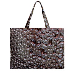 Droplets Pane Drops Of Water Zipper Mini Tote Bag by Nexatart