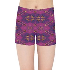 Pattern Decoration Art Abstract Kids Sports Shorts