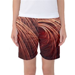 Abstract Fractal Digital Art Women s Basketball Shorts by Nexatart