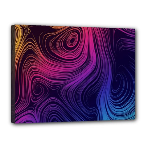 Abstract Pattern Art Wallpaper Canvas 16  X 12  by Nexatart