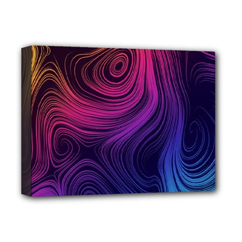 Abstract Pattern Art Wallpaper Deluxe Canvas 16  X 12   by Nexatart