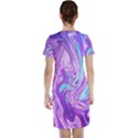 Abstract Art Texture Form Pattern Short Sleeve Nightdress View2