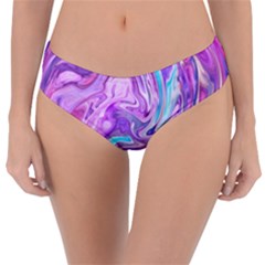 Abstract Art Texture Form Pattern Reversible Classic Bikini Bottoms by Nexatart