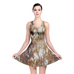 Rusty Texture Pattern Daniel Reversible Skater Dress by Nexatart