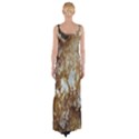 Rusty Texture Pattern Daniel Maxi Thigh Split Dress View2