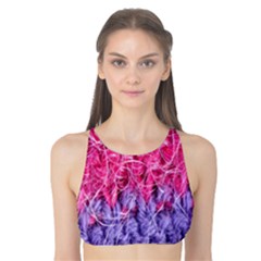 Wool Knitting Stitches Thread Yarn Tank Bikini Top by Nexatart