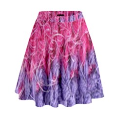 Wool Knitting Stitches Thread Yarn High Waist Skirt