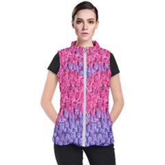 Wool Knitting Stitches Thread Yarn Women s Puffer Vest