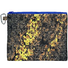 The Background Wallpaper Gold Canvas Cosmetic Bag (xxxl) by Nexatart