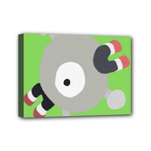 Magnemite (blue) Mini Canvas 7  X 5  by SamEarl13