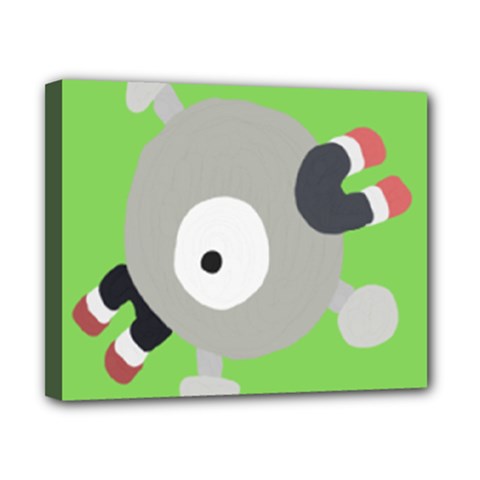 Magnemite (blue) Canvas 10  X 8  by SamEarl13