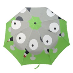 Magnemite (blue) Folding Umbrellas by SamEarl13