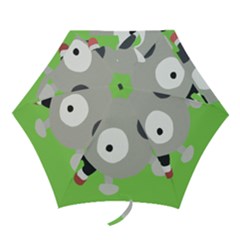 Magnemite (blue) Mini Folding Umbrellas by SamEarl13