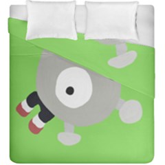 Magnemite (blue) Duvet Cover Double Side (king Size) by SamEarl13