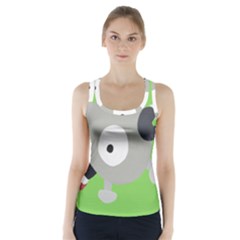 Magnemite (blue) Racer Back Sports Top by SamEarl13