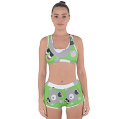 Magnemite (blue) Racerback Boyleg Bikini Set