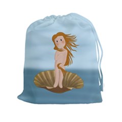 The Birth Of Venus Drawstring Pouches (xxl) by Valentinaart