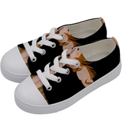 The Birth Of Venus Kids  Low Top Canvas Sneakers