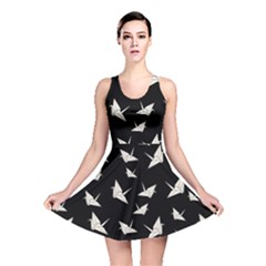 Paper Cranes Pattern Reversible Skater Dress by Valentinaart