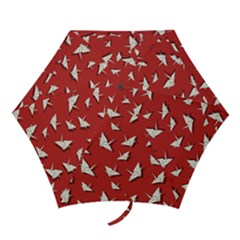 Paper Cranes Pattern Mini Folding Umbrellas by Valentinaart