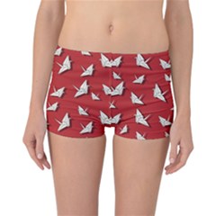 Paper Cranes Pattern Reversible Boyleg Bikini Bottoms by Valentinaart