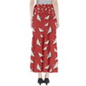 Paper cranes pattern Full Length Maxi Skirt View2