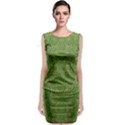 Stars In The Wooden Forest Night In Green Classic Sleeveless Midi Dress View1