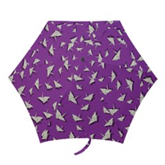 Paper Cranes Pattern Mini Folding Umbrellas by Valentinaart