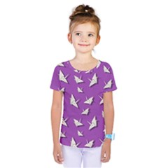 Paper Cranes Pattern Kids  One Piece Tee