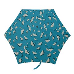 Paper Cranes Pattern Mini Folding Umbrellas by Valentinaart