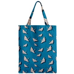 Paper Cranes Pattern Zipper Classic Tote Bag by Valentinaart