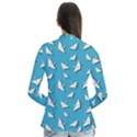 Paper cranes pattern Drape Collar Cardigan View2